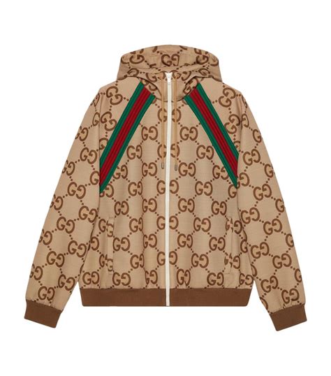 gucci jas heren|gucci hooded jacket.